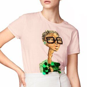 O'Blanc Memories Embroidery T-shirt